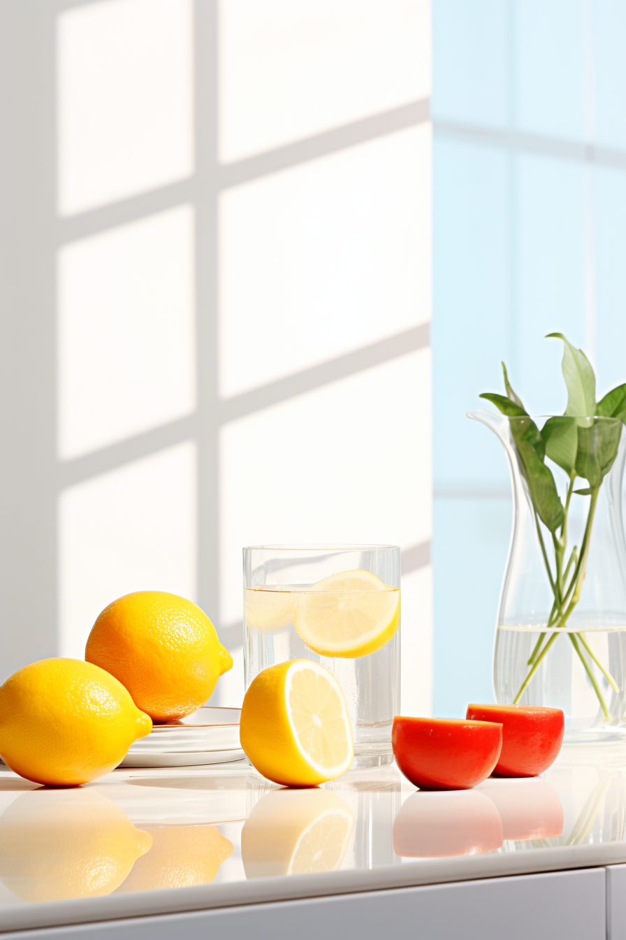 Ingredients for Keto Zesty Lemon Drink