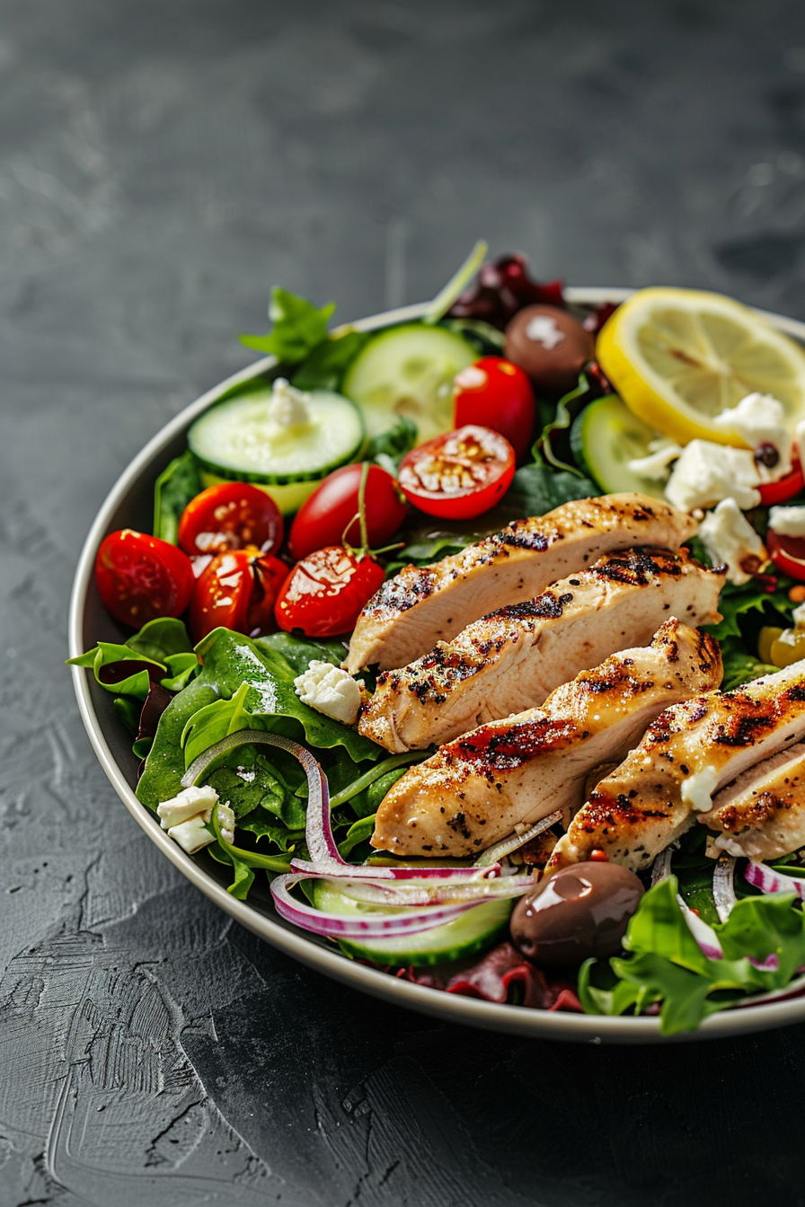 Keto Lemon Herb Chicken Salad Preparation