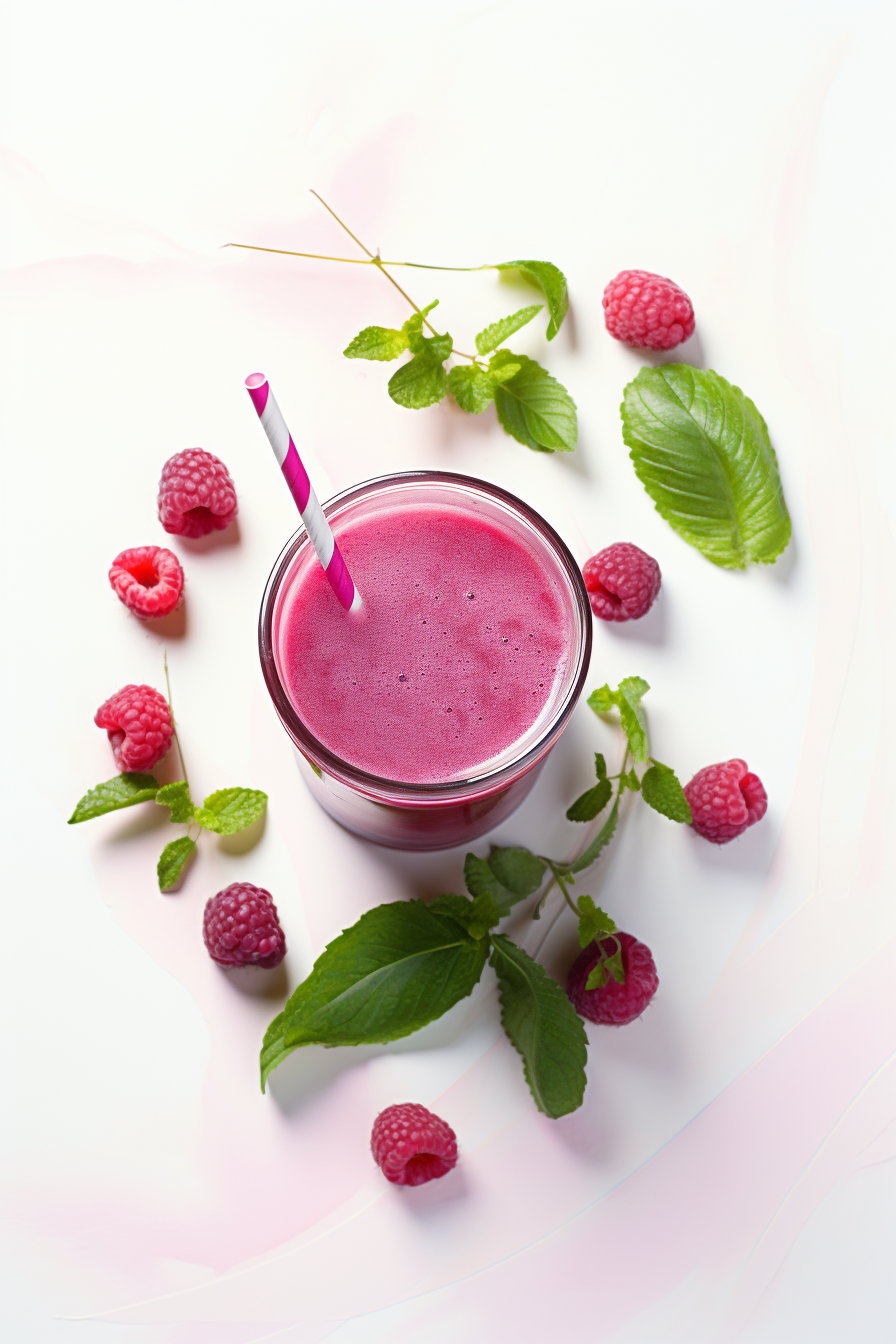 Low-Carb Beetroot and Raspberry Detox Juice