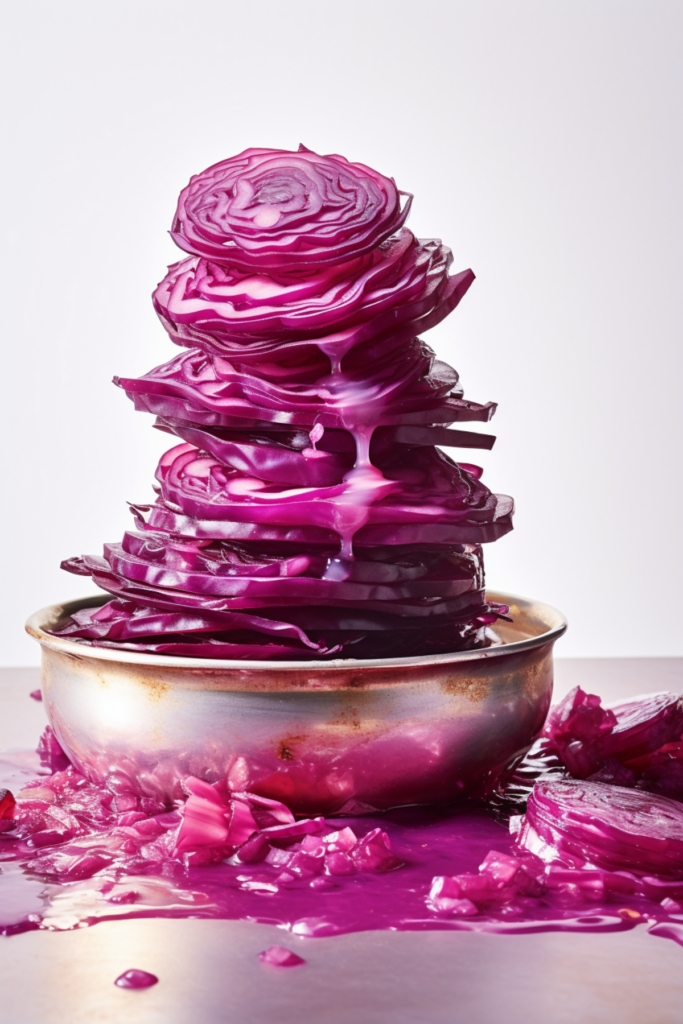 Low Carb Braised Red Cabbage with Apple_001