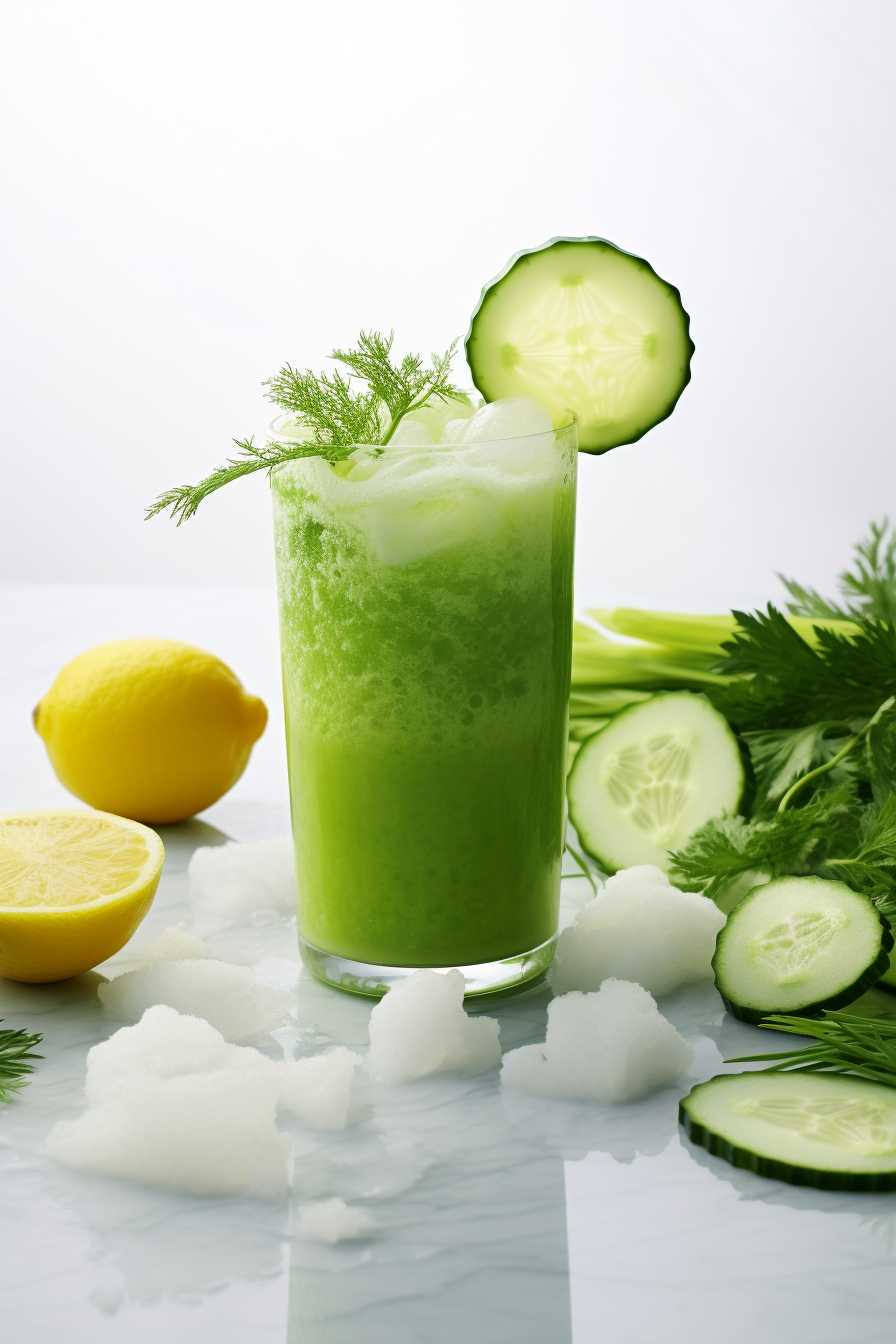 Low-Carb Cabbage, Cucumber, and Parsley Purifying Juice