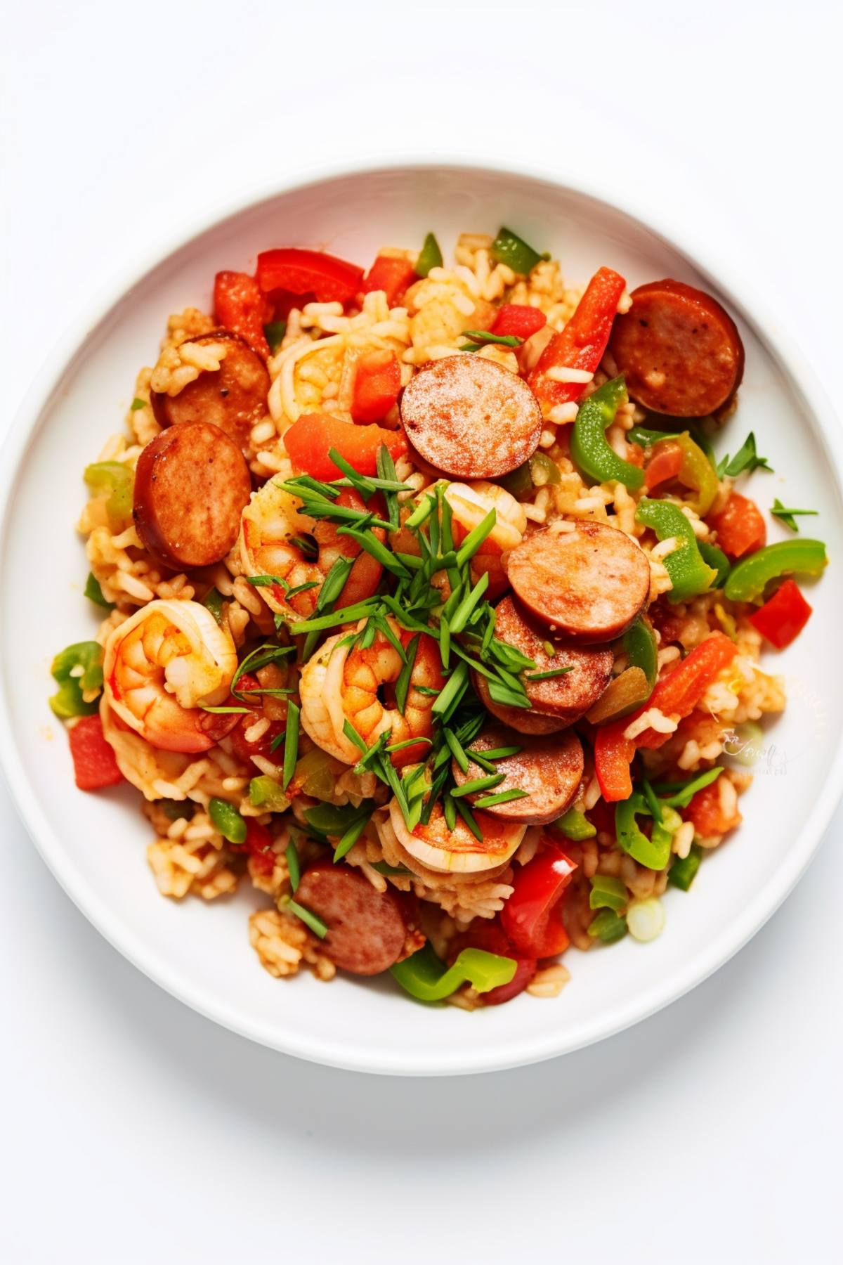 Low-Carb Cauliflower Rice Jambalaya with Andouille Sausage_001