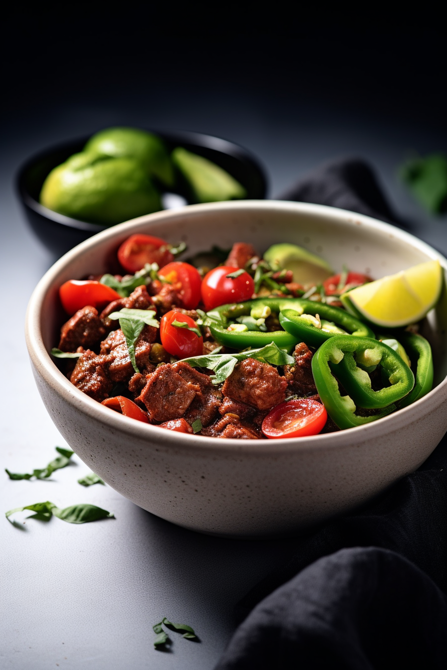 Cooked Low-Carb Chunky Vegetable Beef Chili