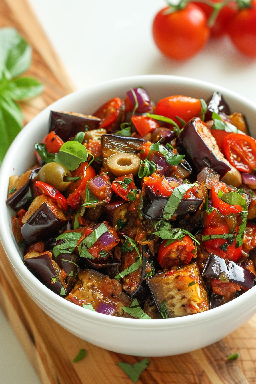 Ingredients for Low Carb Eggplant Caponata