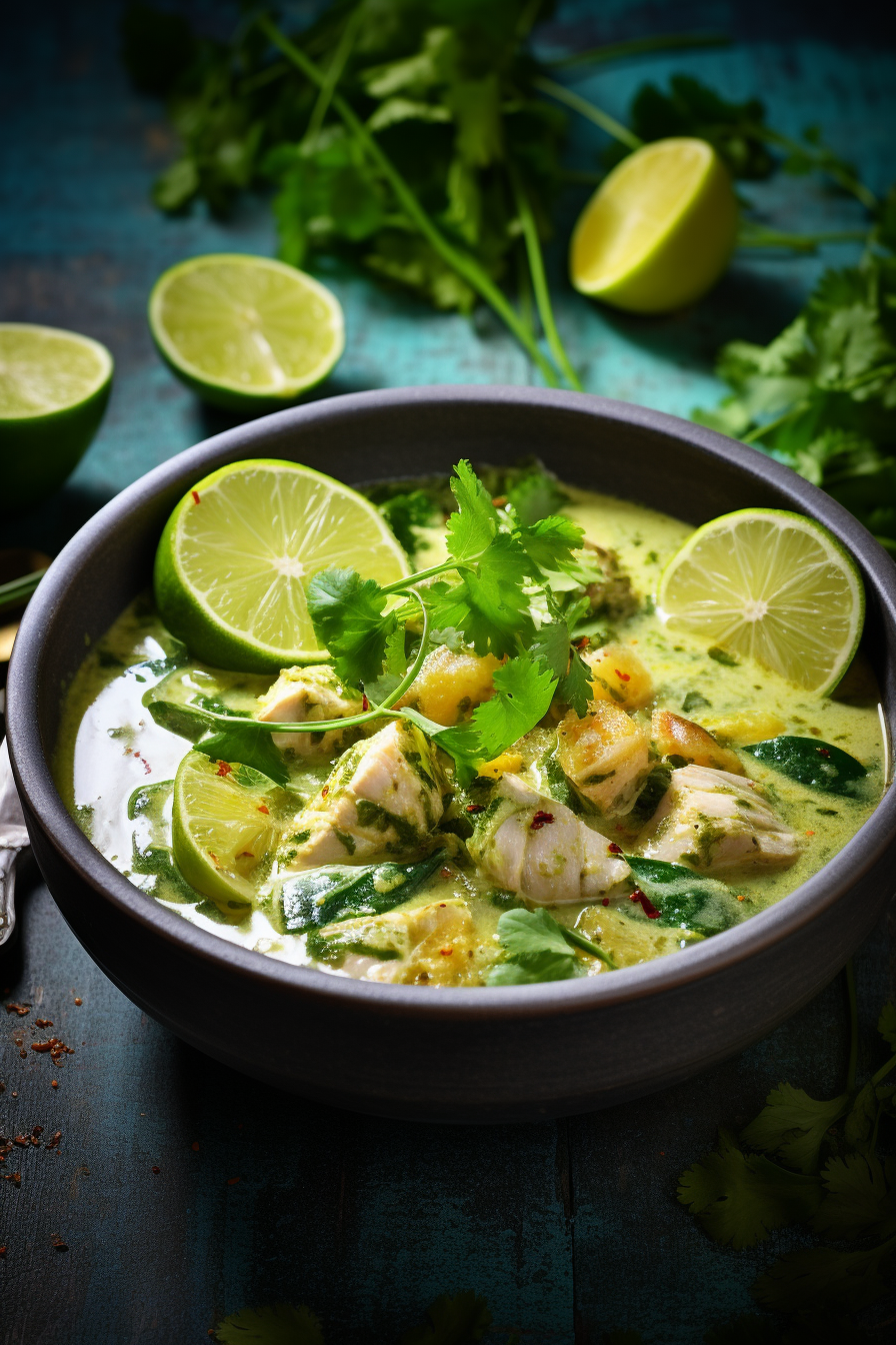 Low-Carb Fish Curry Simmering