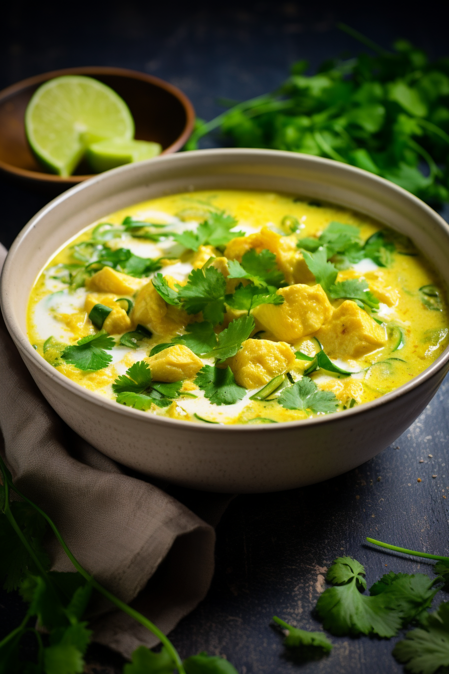 Low-Carb Fish Curry with Coconut Milk