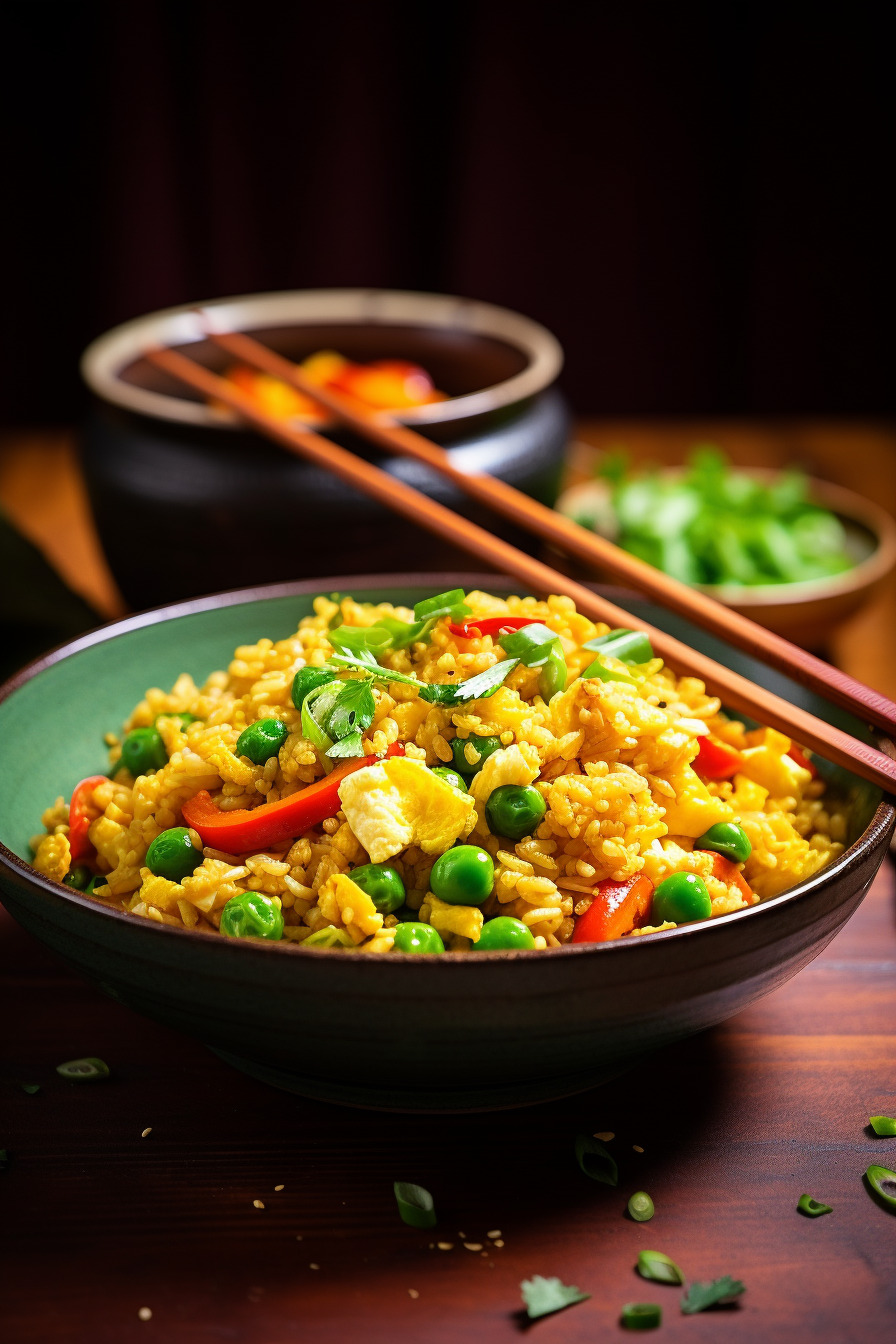 Low-Carb Japanese Cauliflower Fried Rice