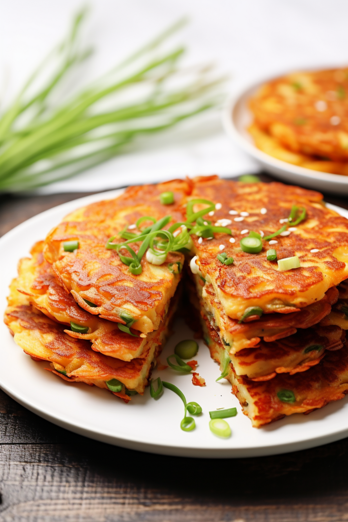 Low-Carb Korean Kimchi Pancakes (Kimchijeon)_001