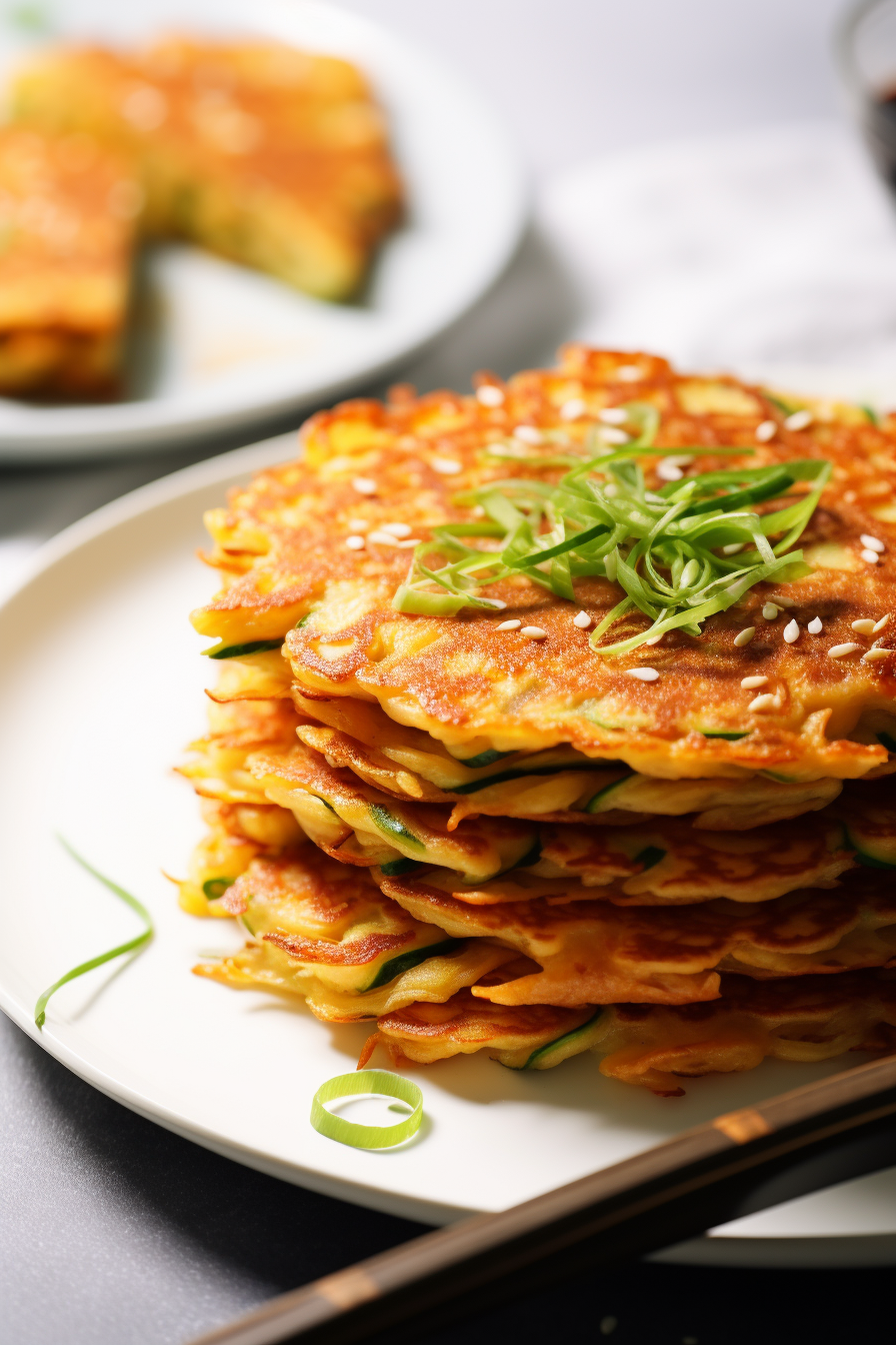 Low-Carb Korean Kimchi Pancakes