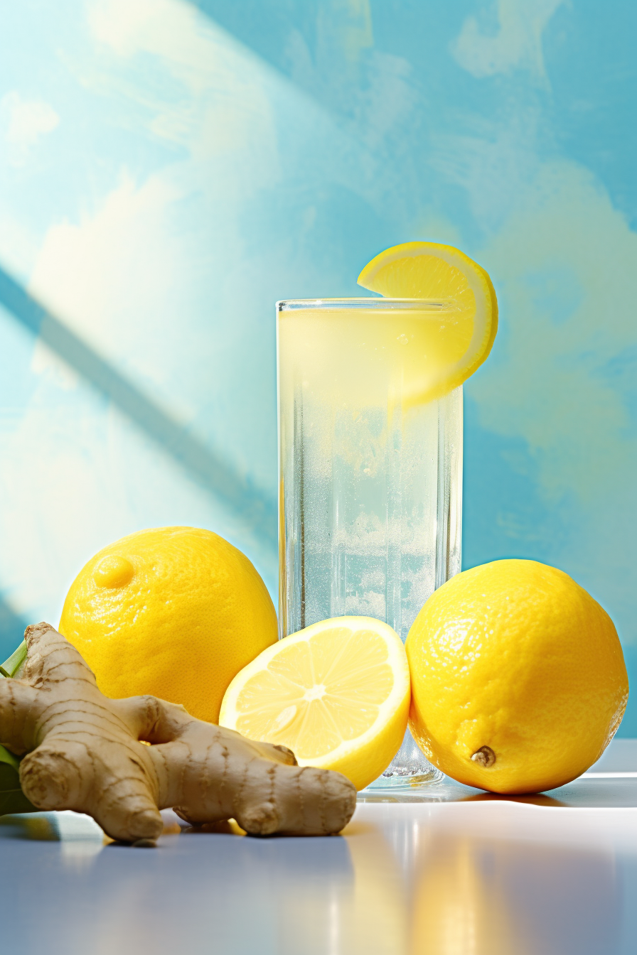 Low-Carb Lemon, Ginger, and Turmeric Wellness Shot