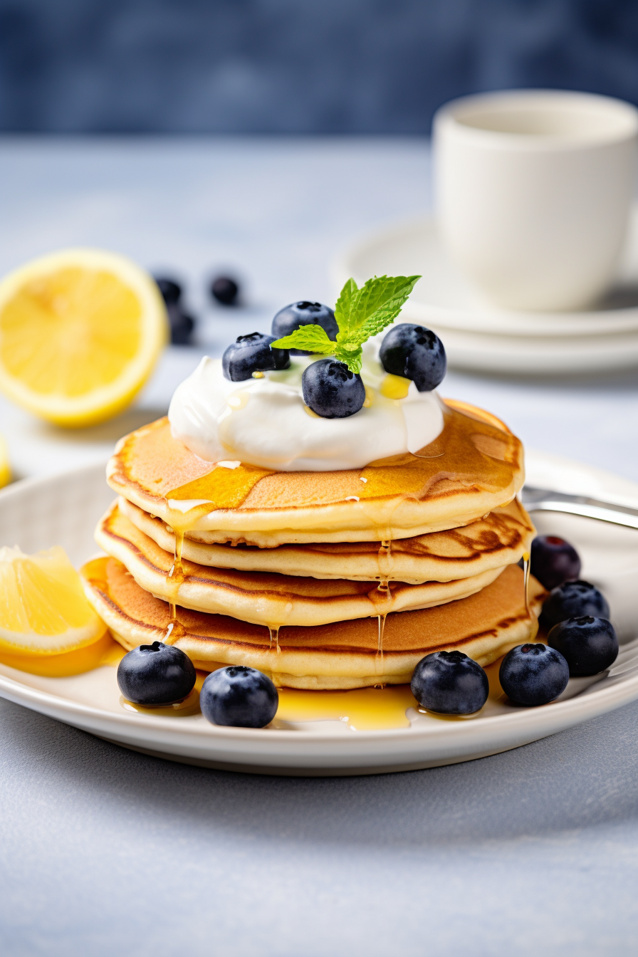 Ingredients for Low-Carb Lemon Ricotta Pancakes