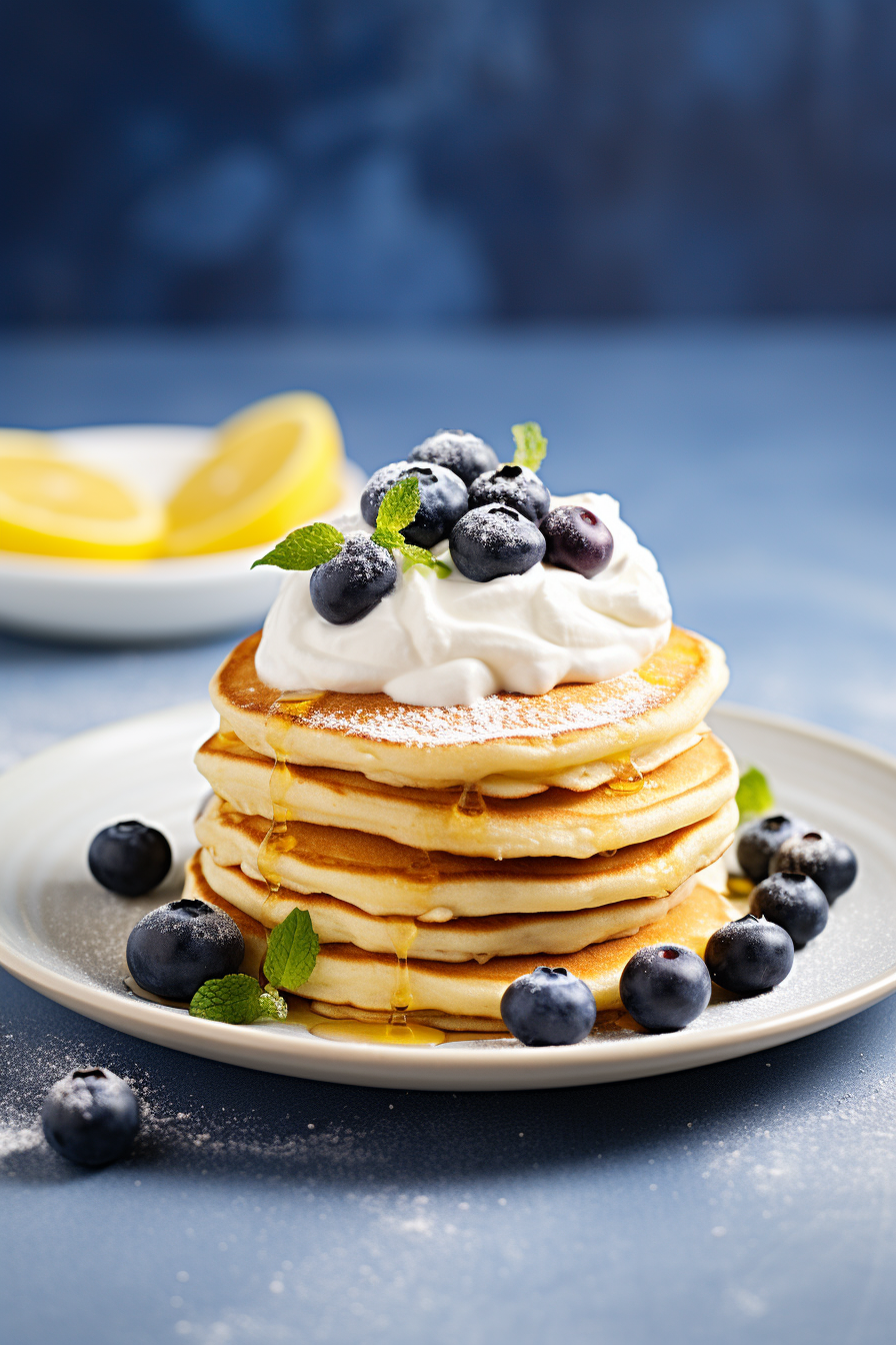 Low-Carb Lemon Ricotta Pancakes