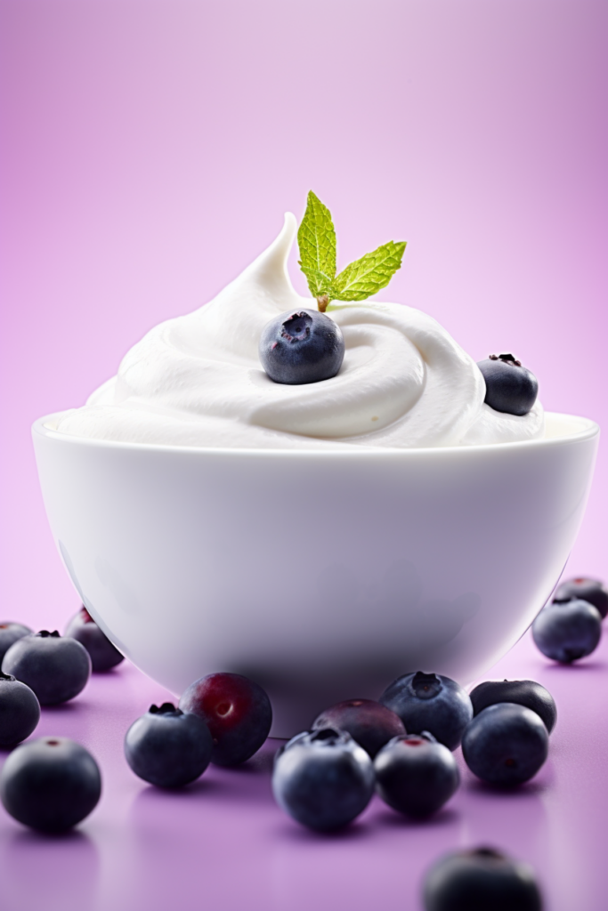 Low-Carb Lemon Whipped Cream and Blueberry Compote_001