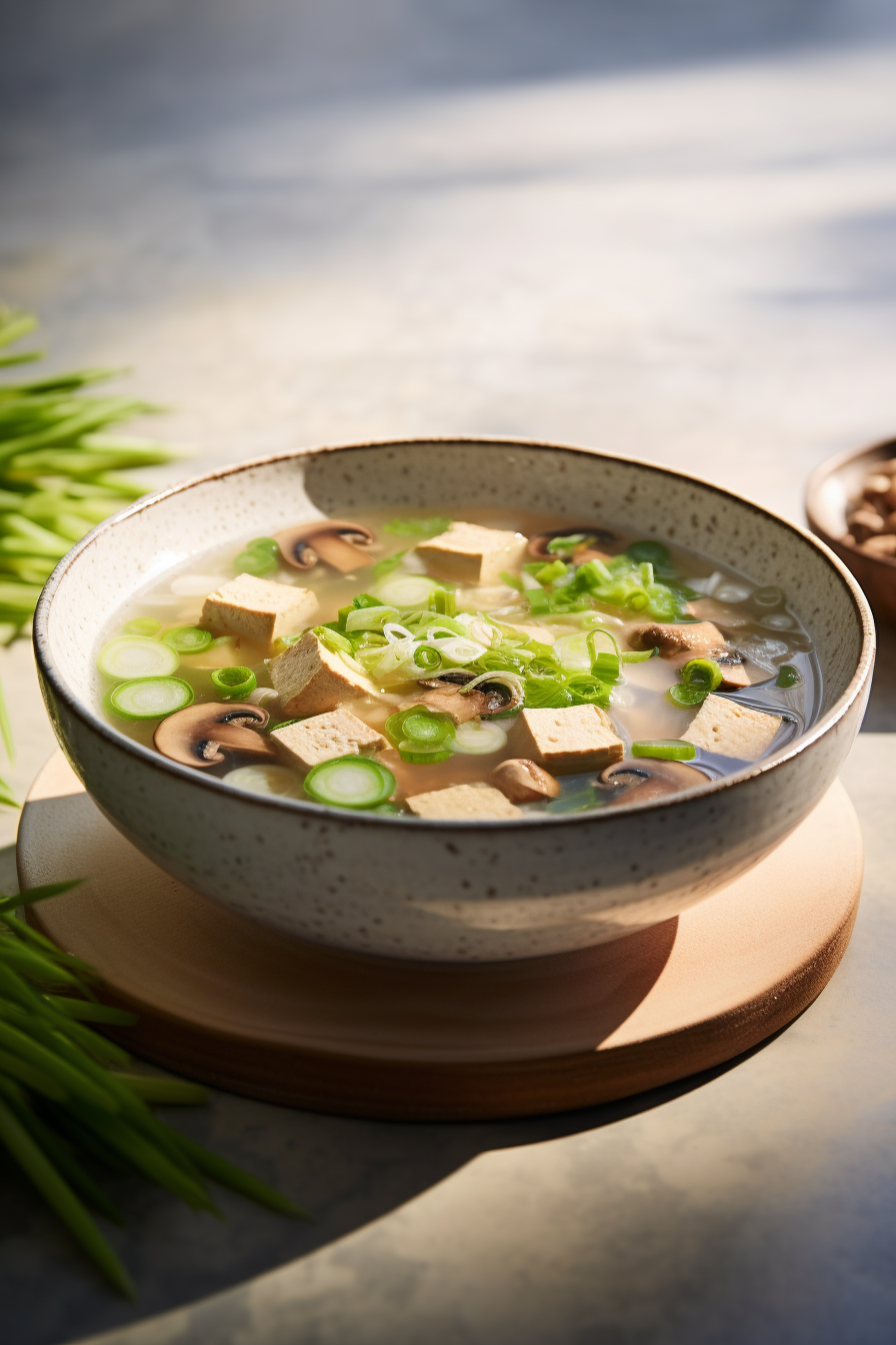Low-Carb Miso Soup Ready to Serve