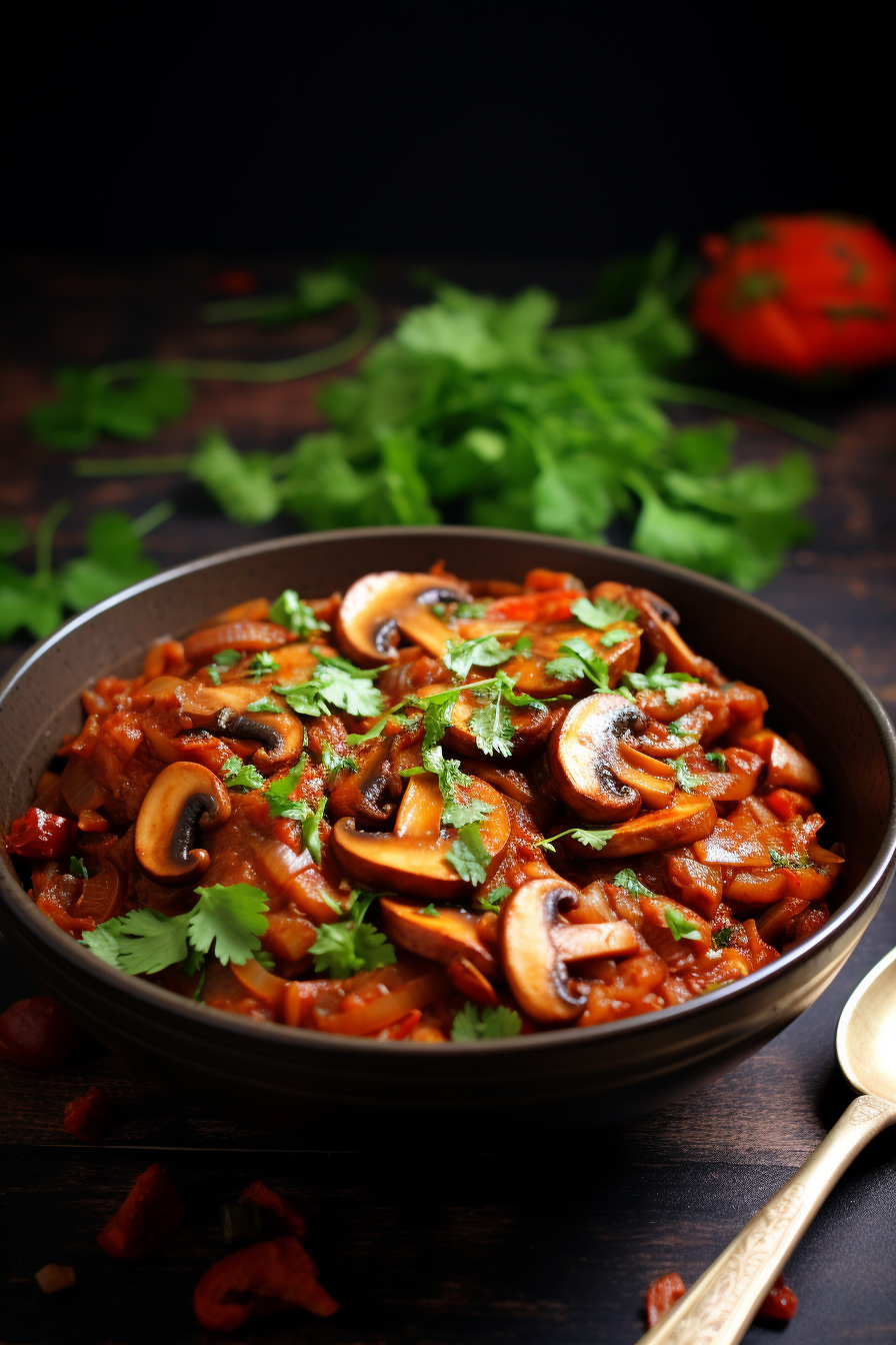 Low-Carb Mushroom Masala