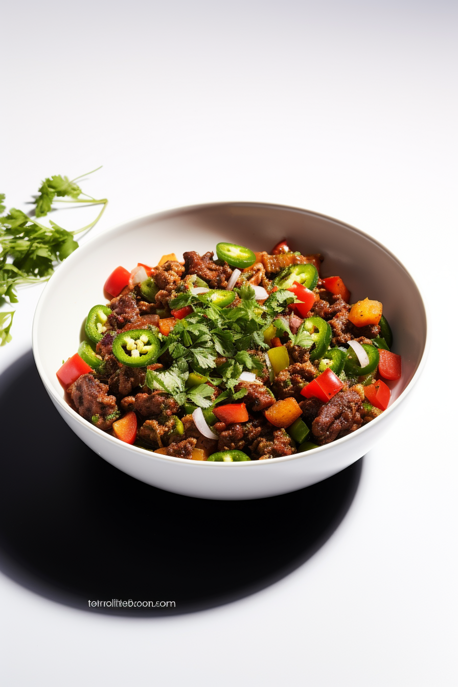 Low-Carb No Bean Chili with Ground Beef
