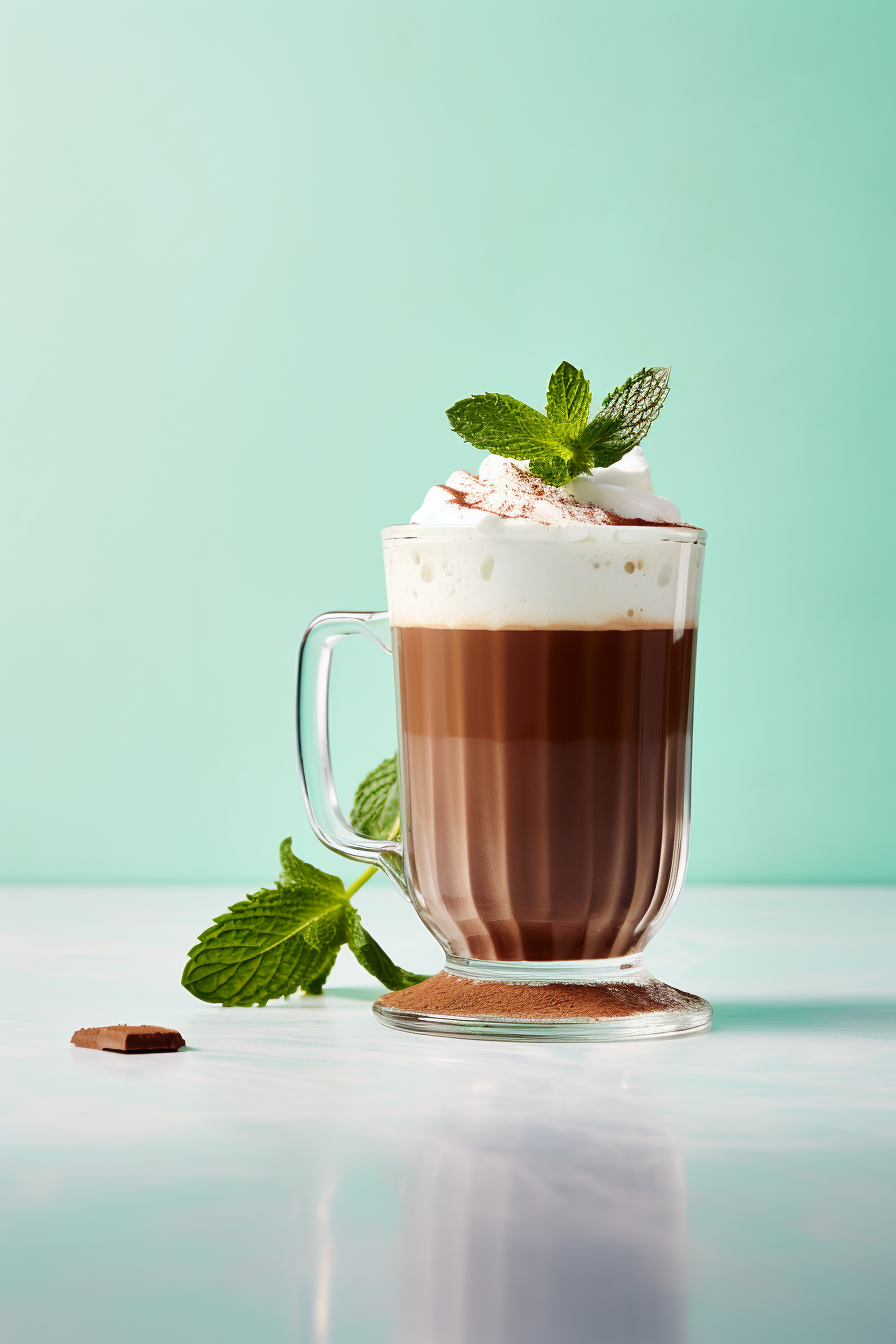 Low-Carb Peppermint Whipped Cream Hot Cocoa