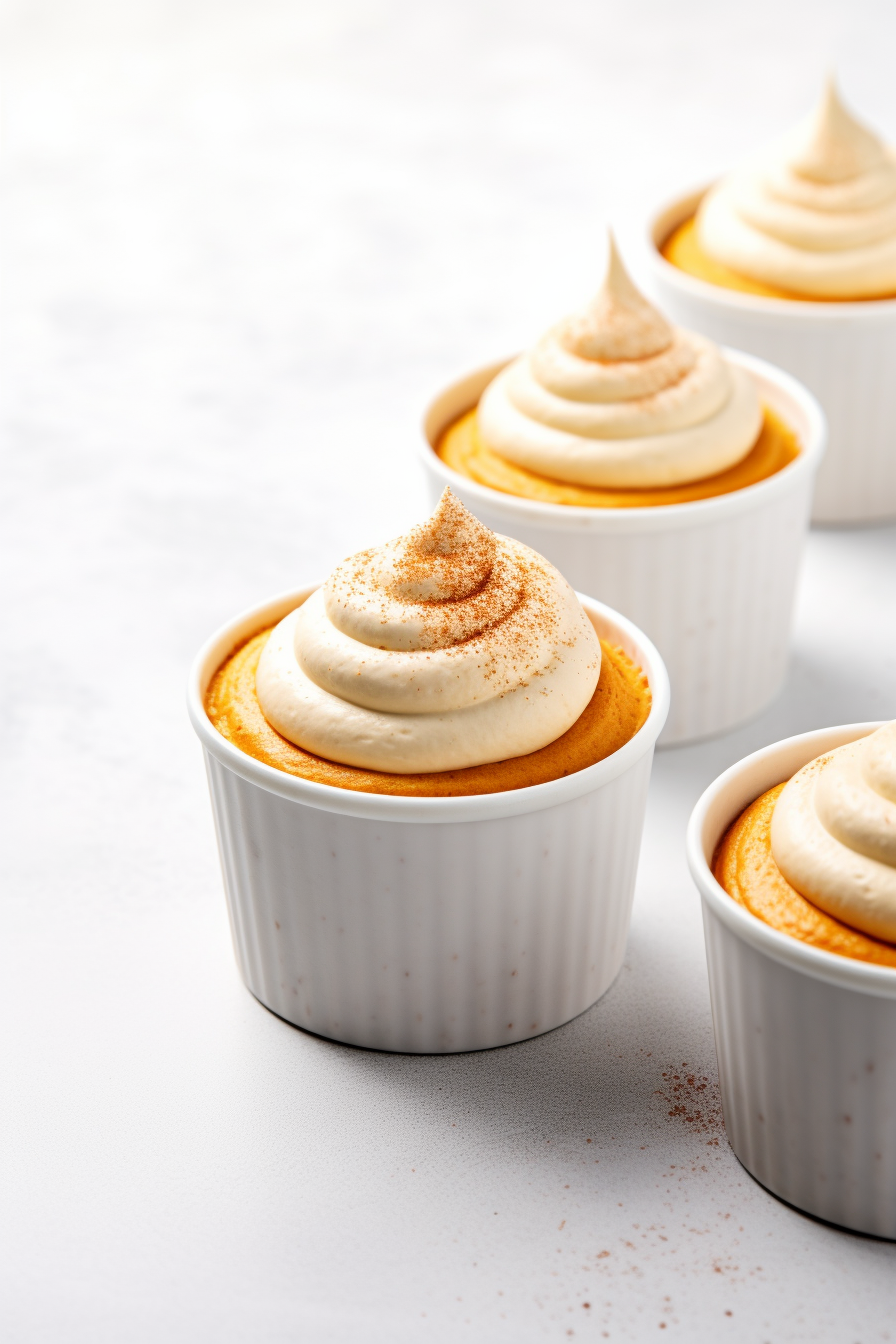 Low-Carb Pumpkin Spice Whipped Cream Mousse Preparation
