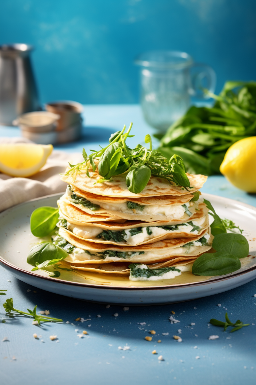 Delicious Low-Carb Ricotta and Spinach Keto Crepes Recipe for a Healthy ...