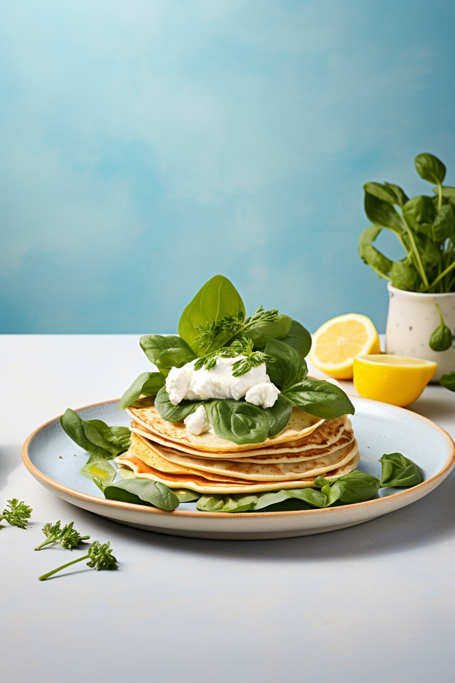 Delicious Low-Carb Ricotta and Spinach Keto Crepes Recipe for a Healthy ...