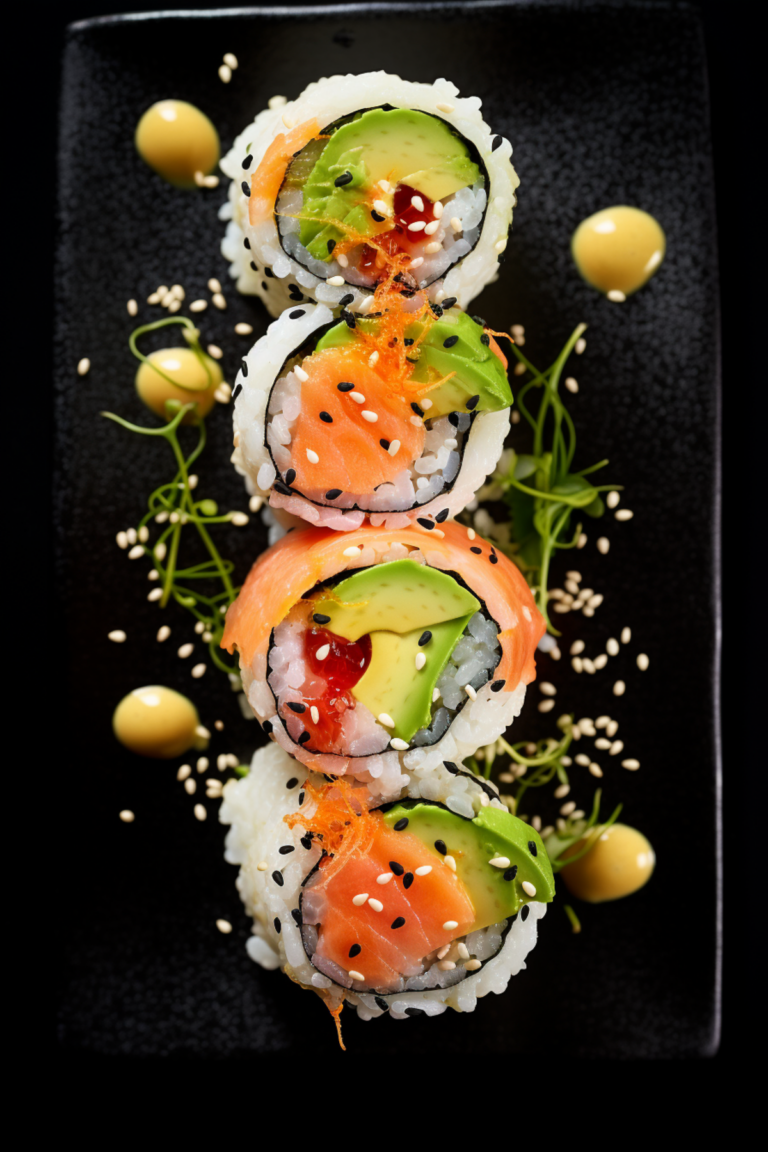 Low-Carb Sushi Rolls with Cauliflower Rice_001