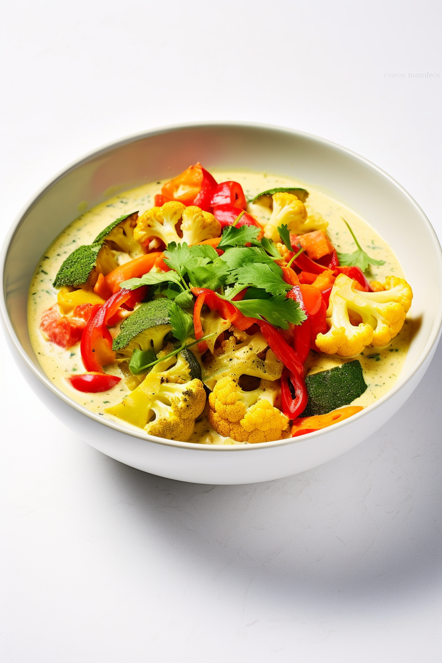 Simmering Keto Vegetable Curry