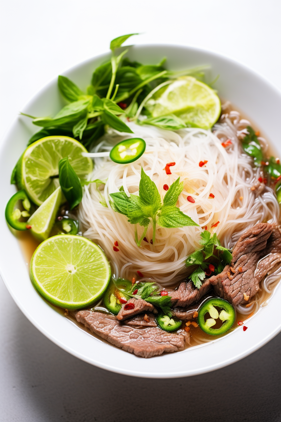 Low-Carb Vietnamese Pho with Shirataki Noodles