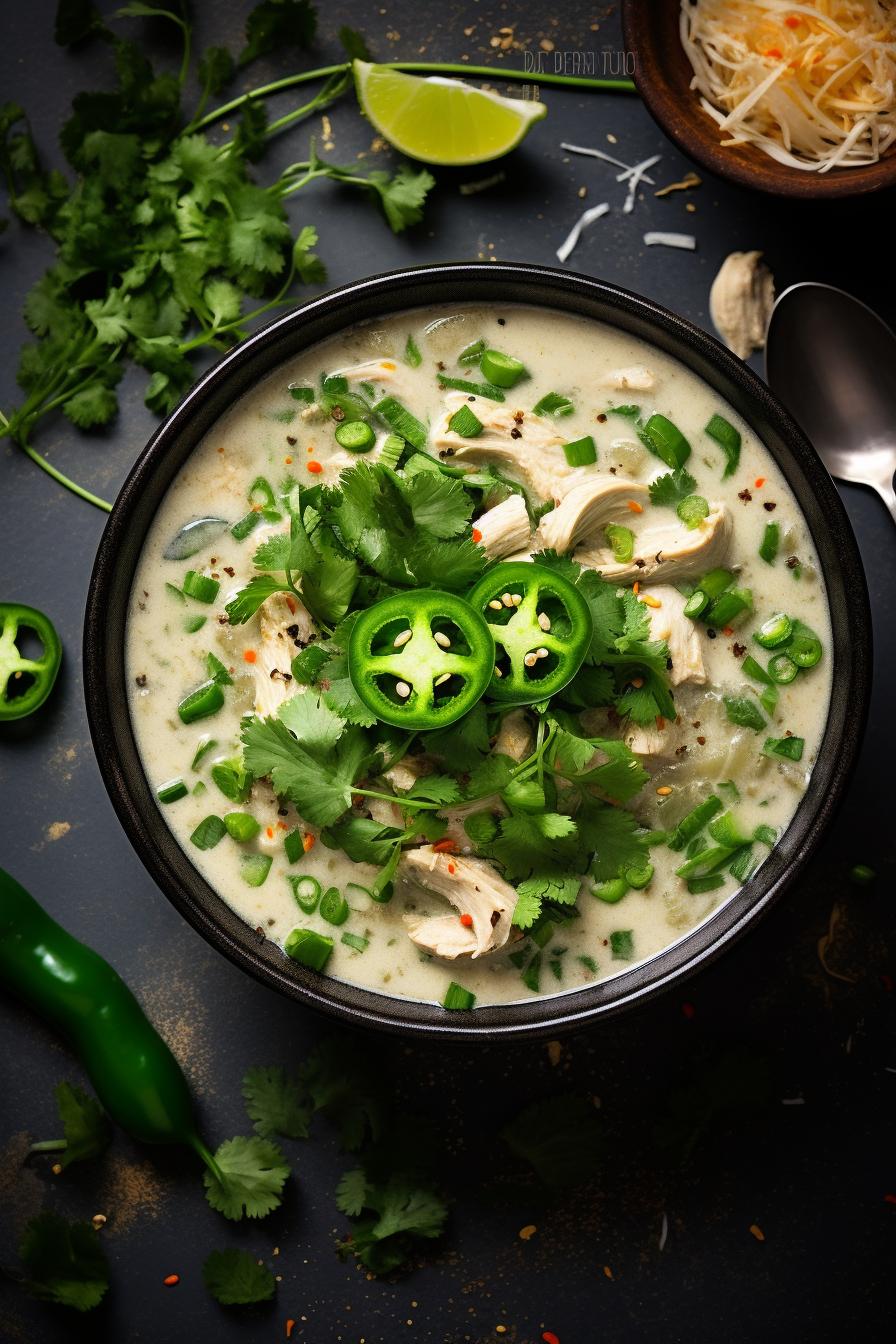 Ingredients for Low-Carb White Chicken Chili