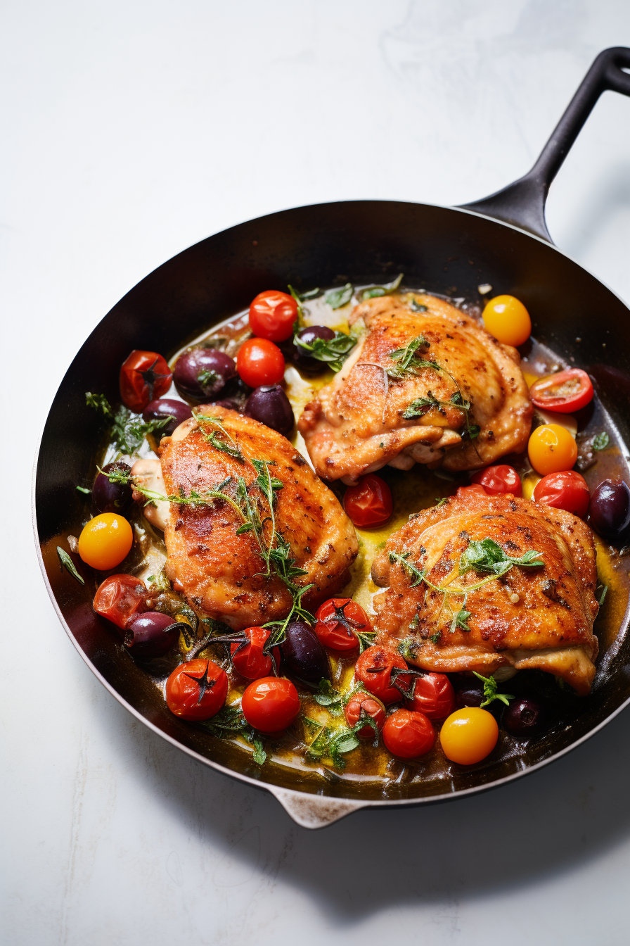 Ingredients for Mediterranean Keto Chicken Thighs