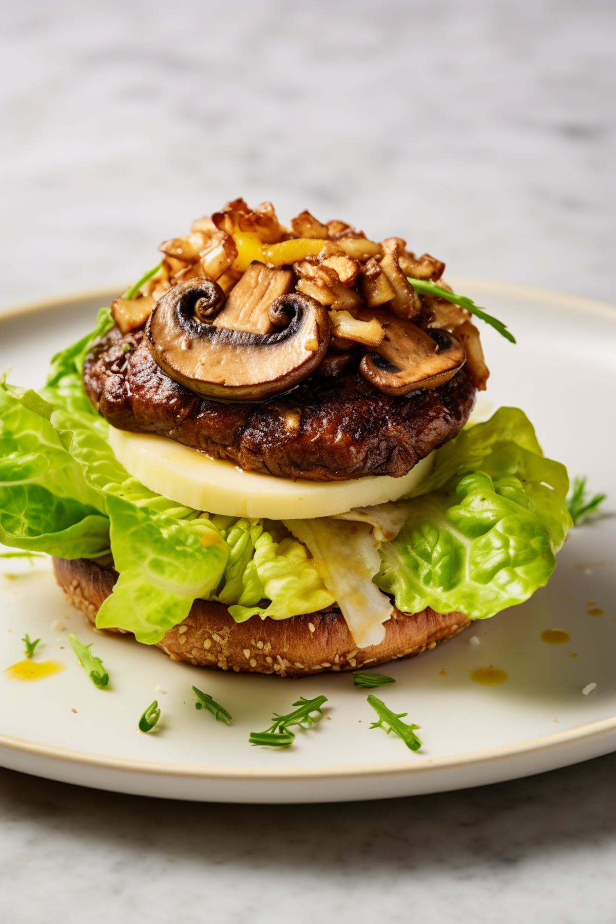Mushroom Swiss Keto Burgers_001