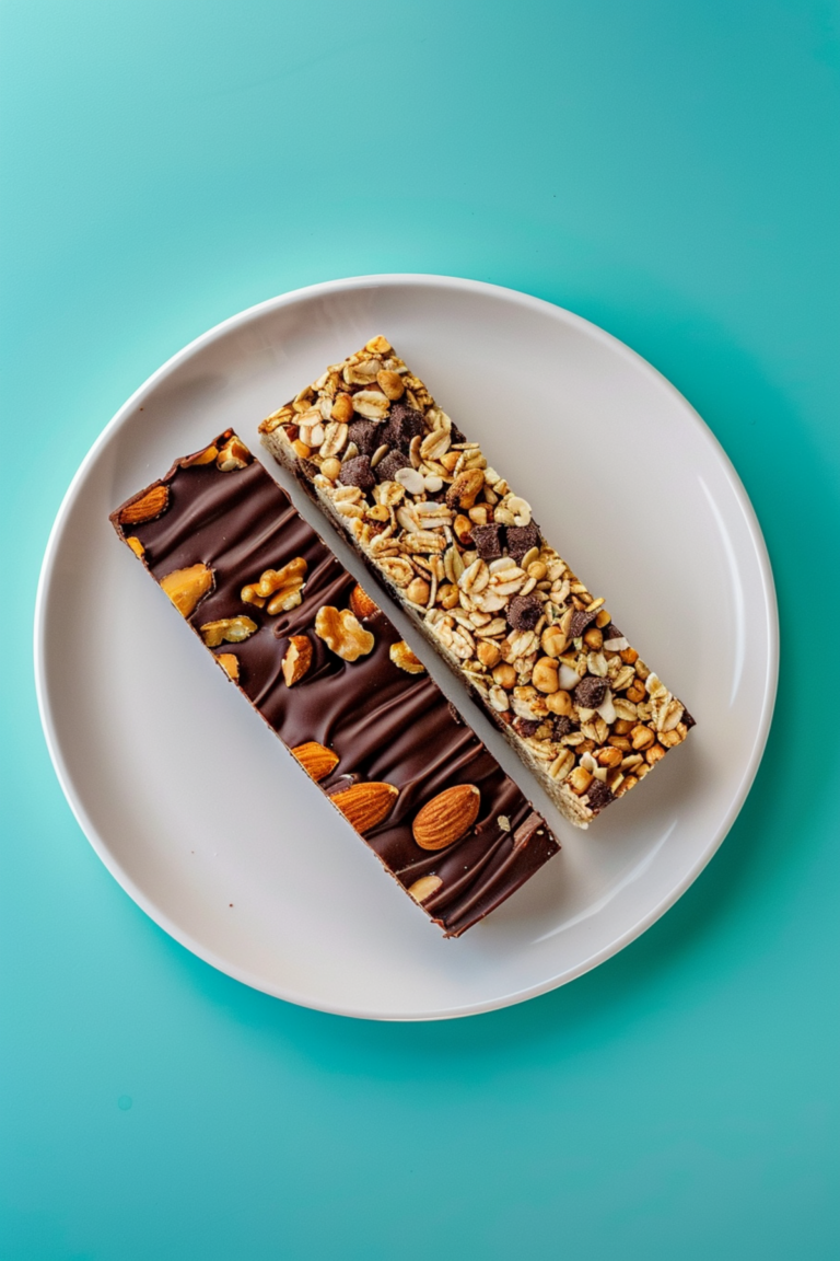 No-Bake Keto Peanut Butter Chocolate Granola Bars_001