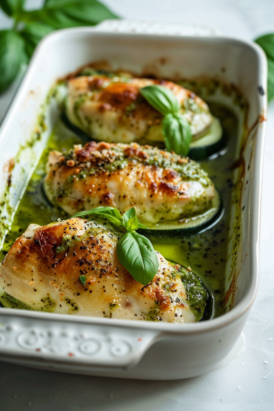 Pesto Chicken Mixture