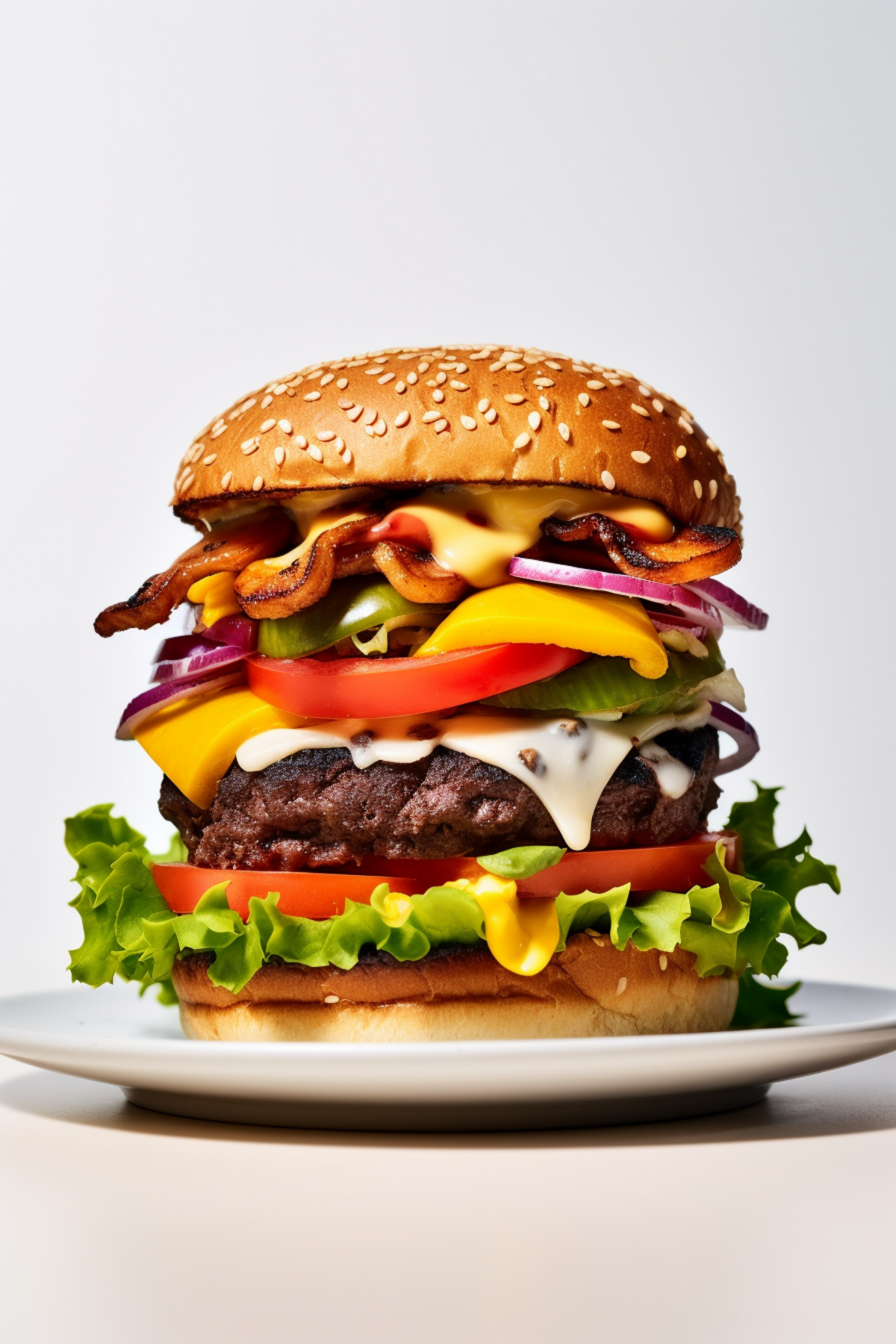 Portobello Mushroom Keto Burger (Bun-less)_001