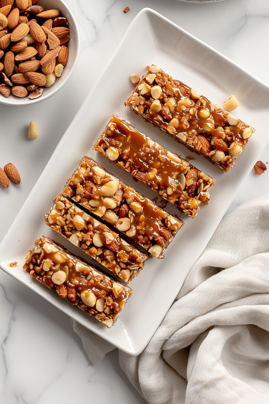 Baked Keto Granola Bars