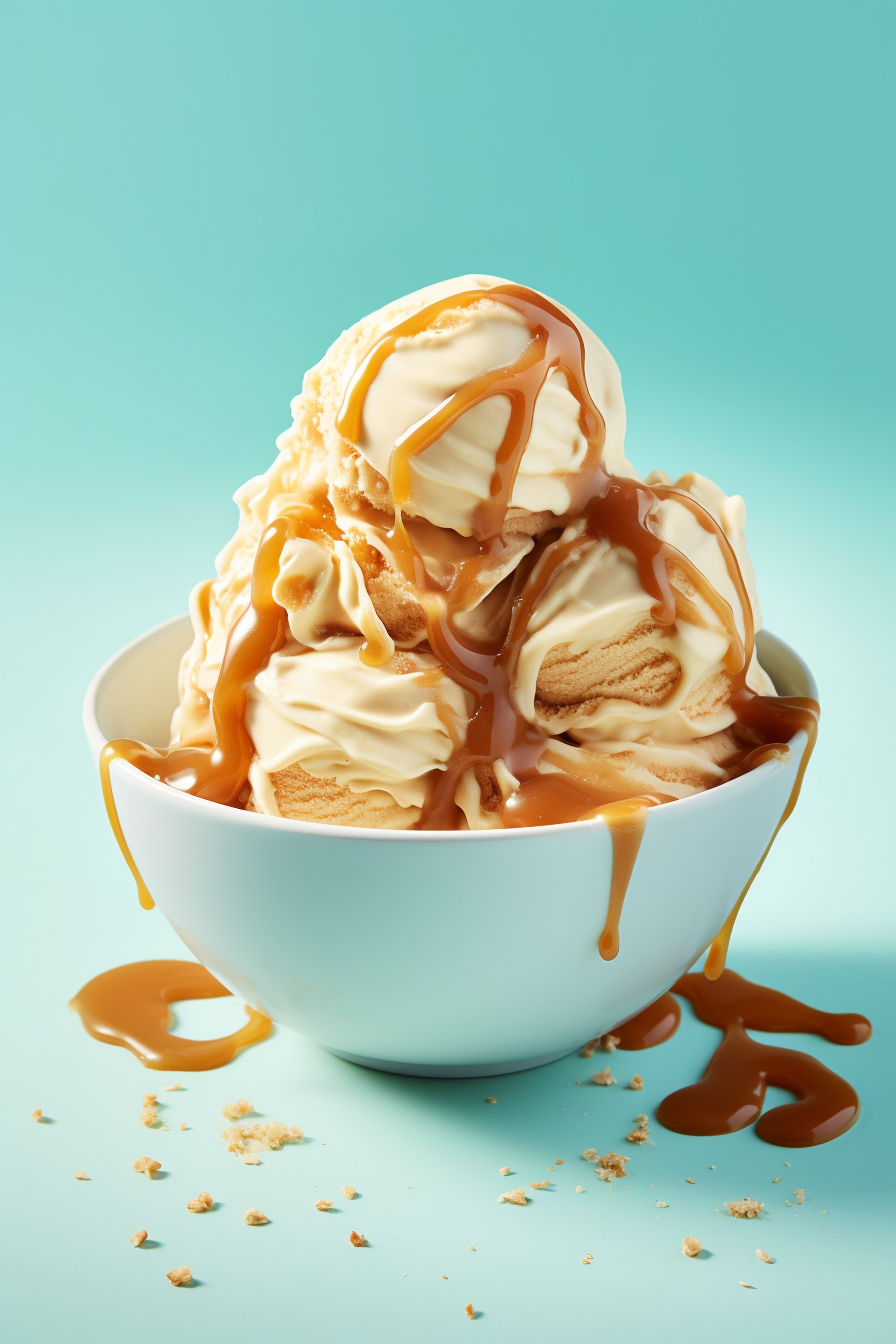 Salted Caramel Keto Ice Cream Preparation