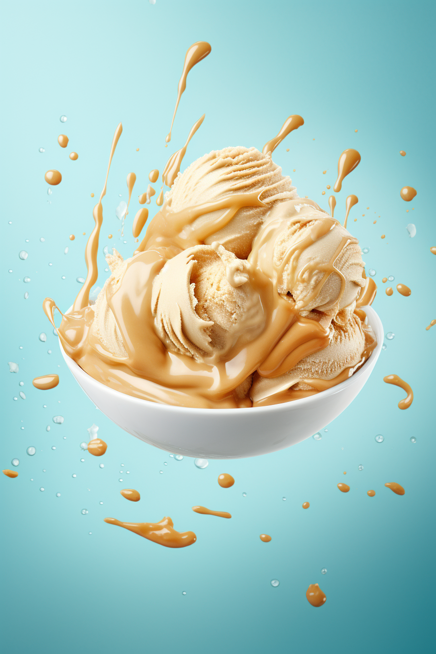 Ingredients for Salted Caramel Keto Ice Cream
