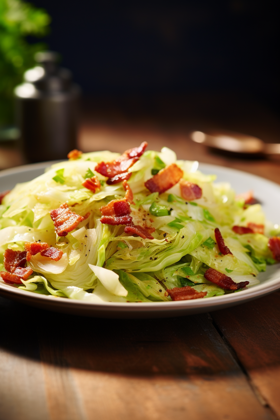 Sautéed Cabbage with Bacon