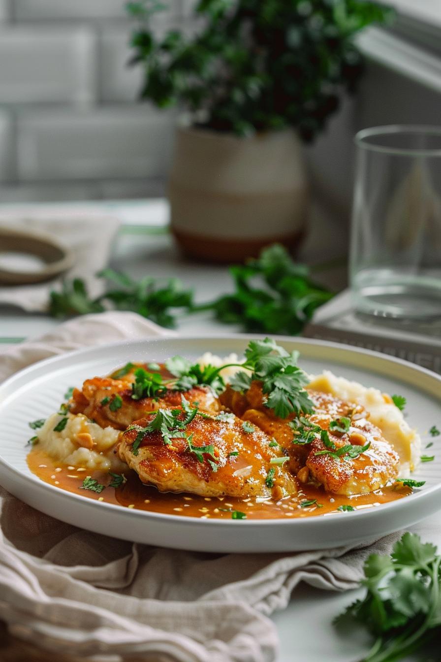 Keto Peanut Butter Chicken Cooking