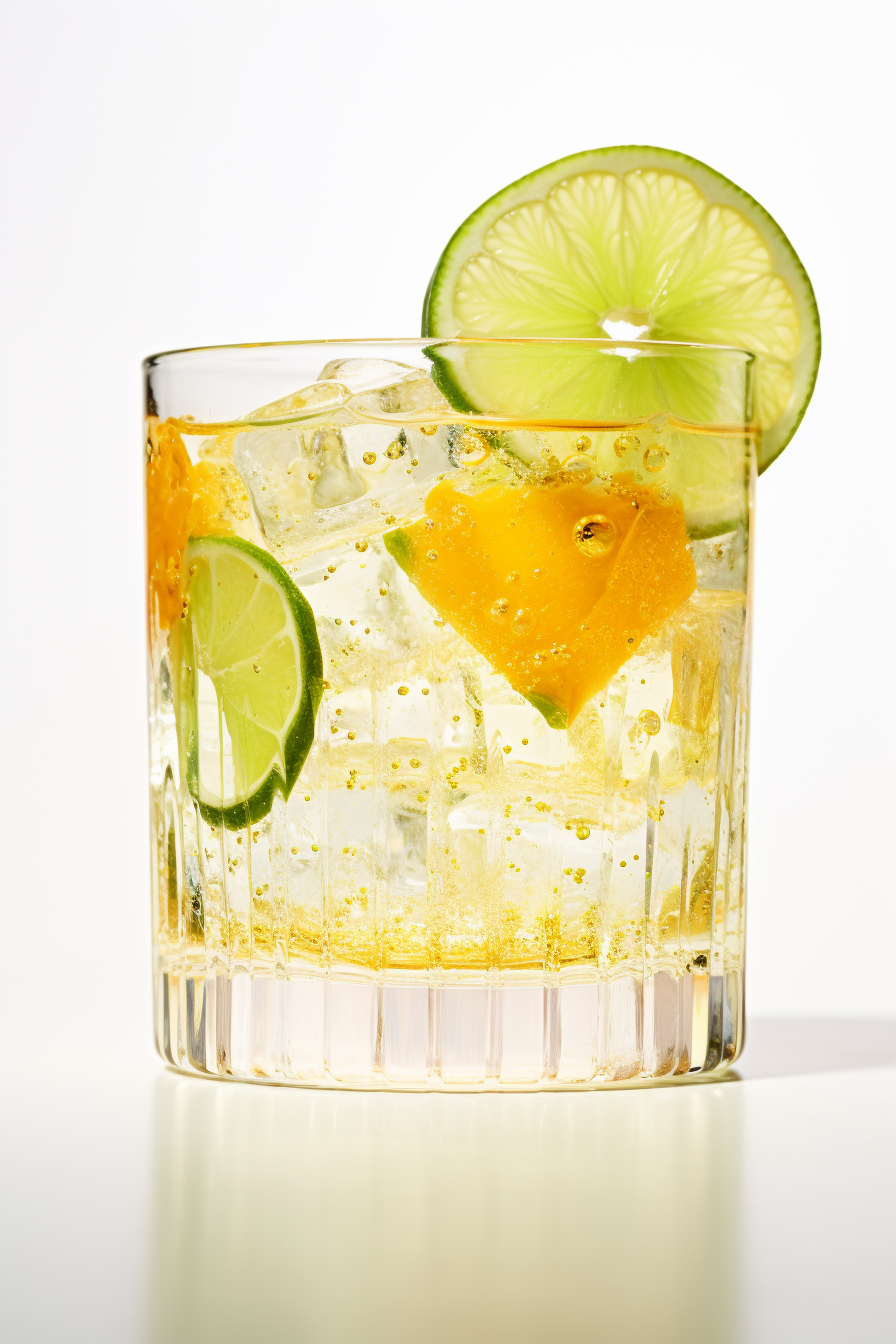 Skinny Margarita Cocktail Served
