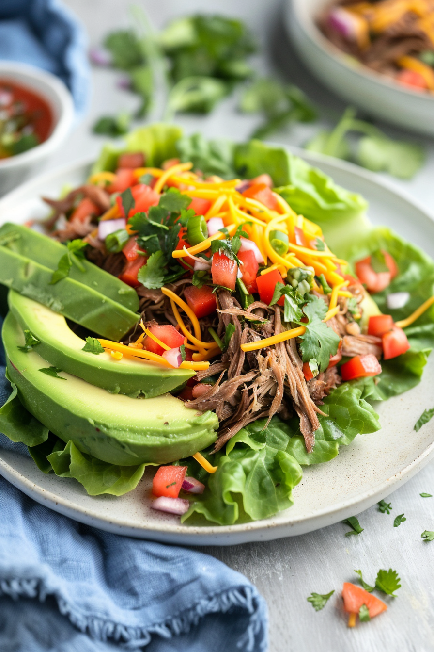 Keto Carnitas Tacos Preparation