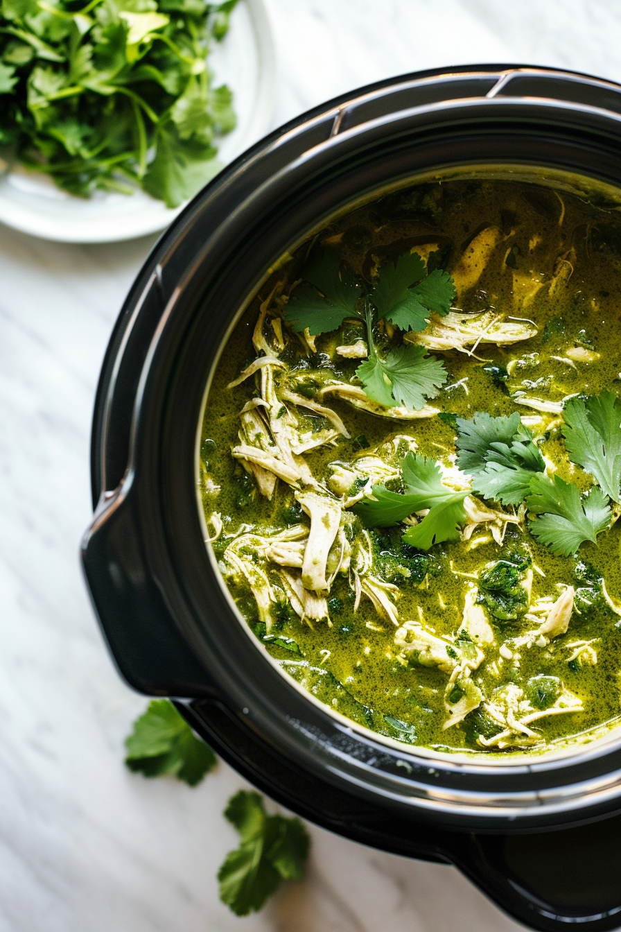 Cooking Keto Green Chili Chicken