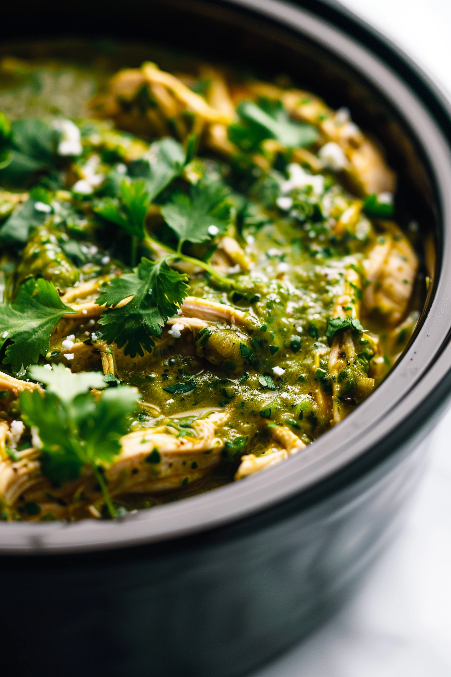 Slow Cooker Keto Green Chili Chicken