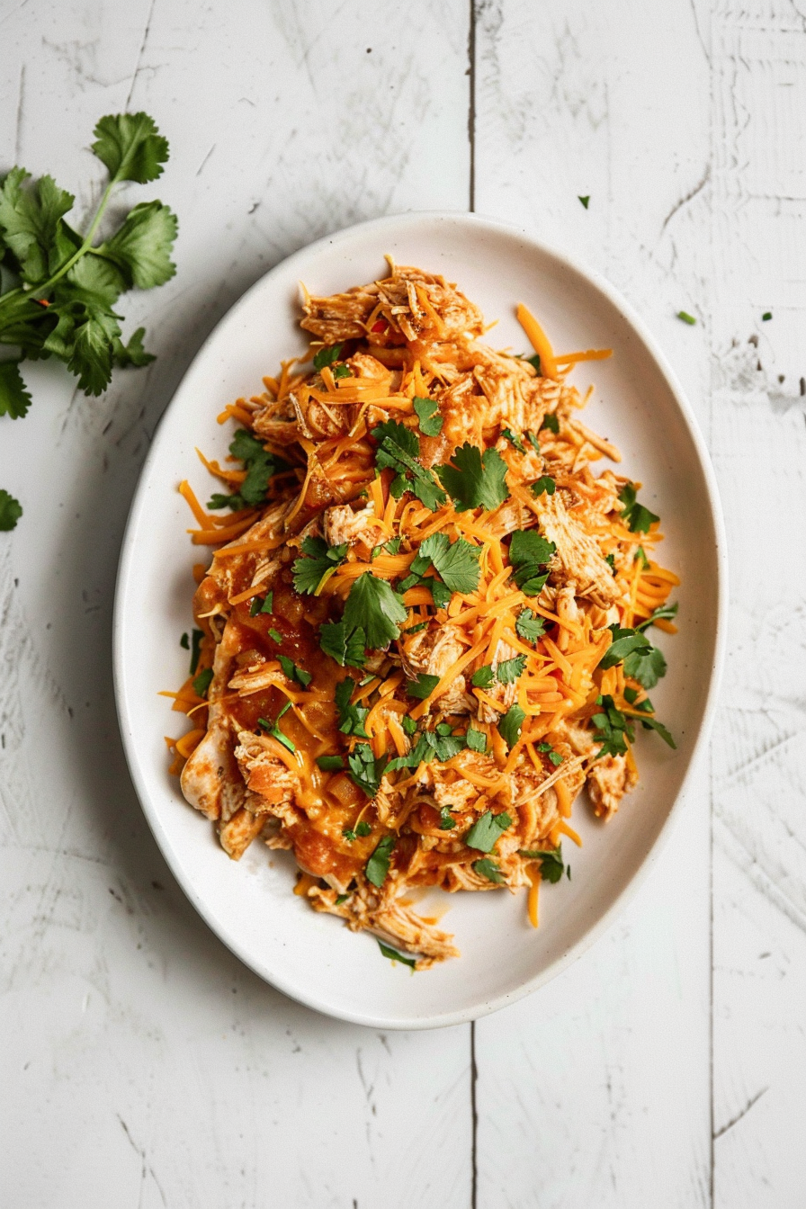 Slow Cooker Keto Salsa Chicken Cooking