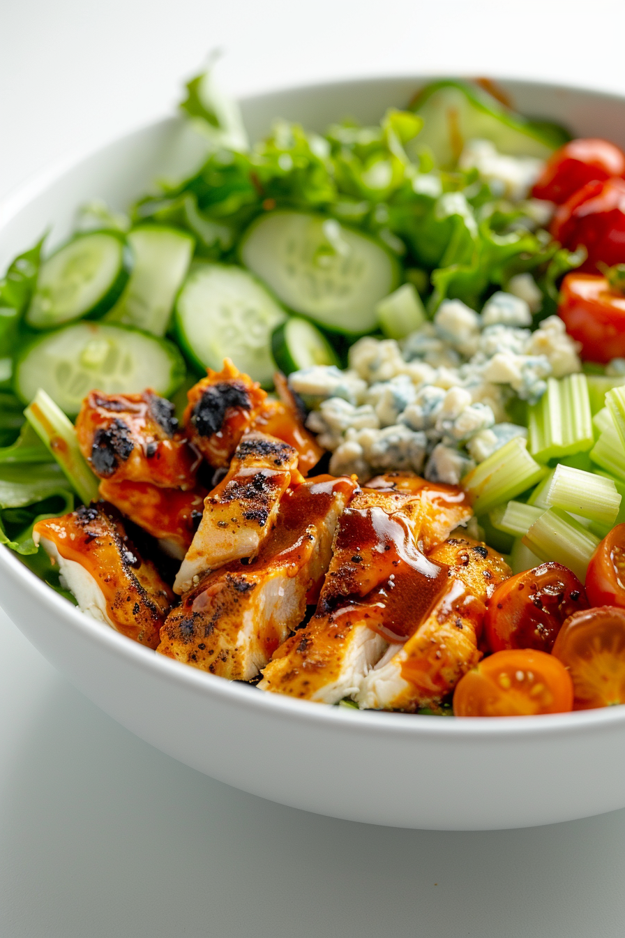 Keto-Friendly Spicy Buffalo Chicken Salad