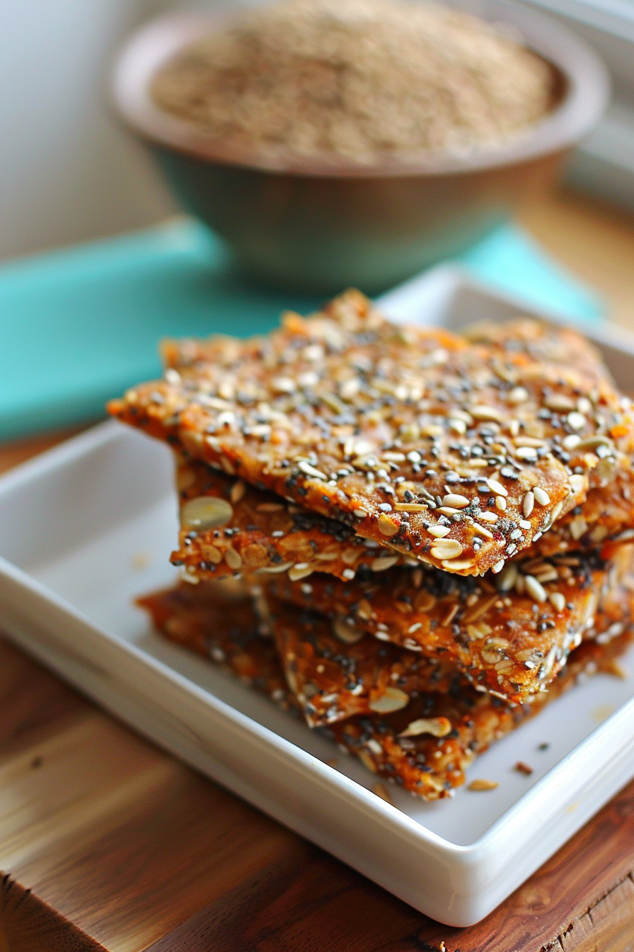 Spicy Keto Ginger Granola Bars