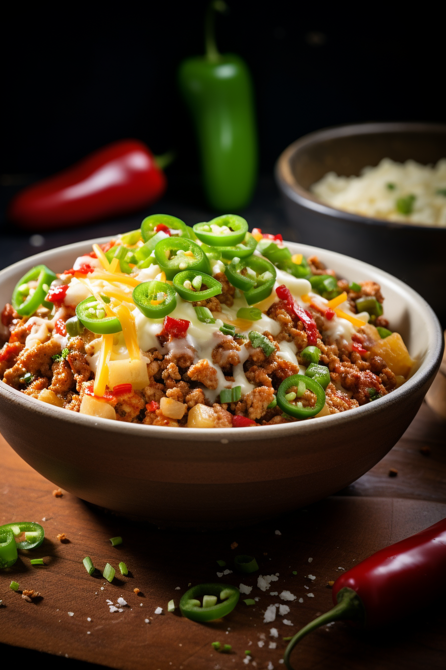Cooking Spicy Keto Pork Chili
