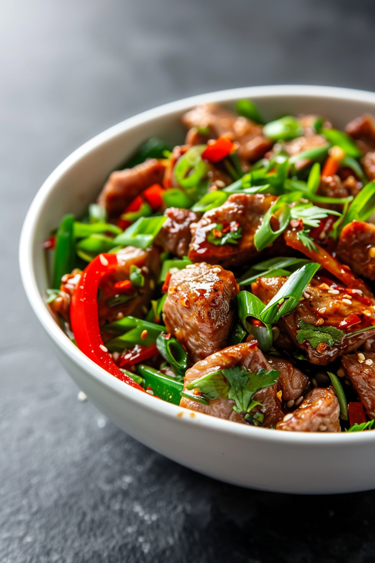 Spicy Szechuan Keto Pork Stir-Fry_001