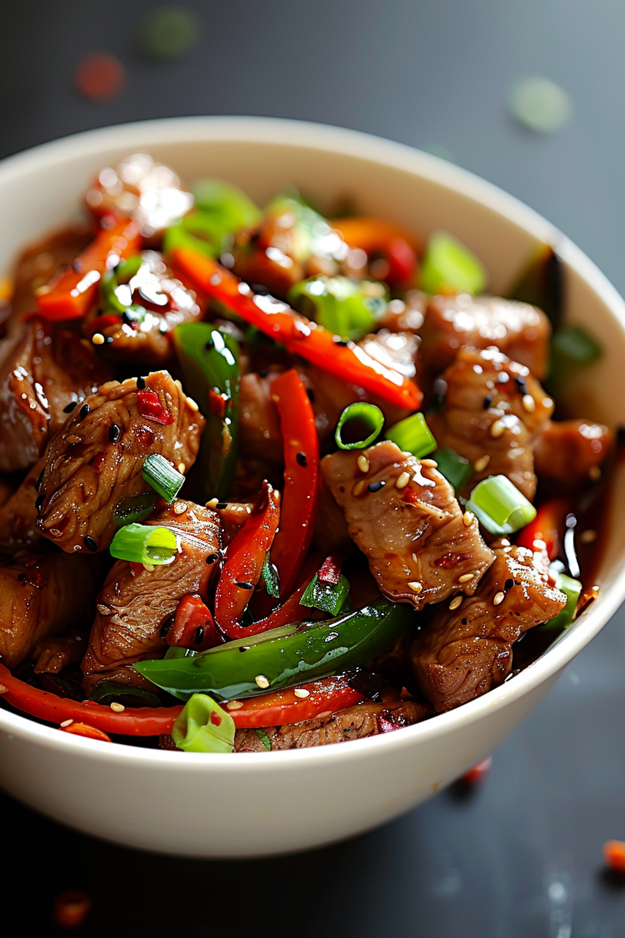 Spicy Szechuan Keto Pork Stir-Fry