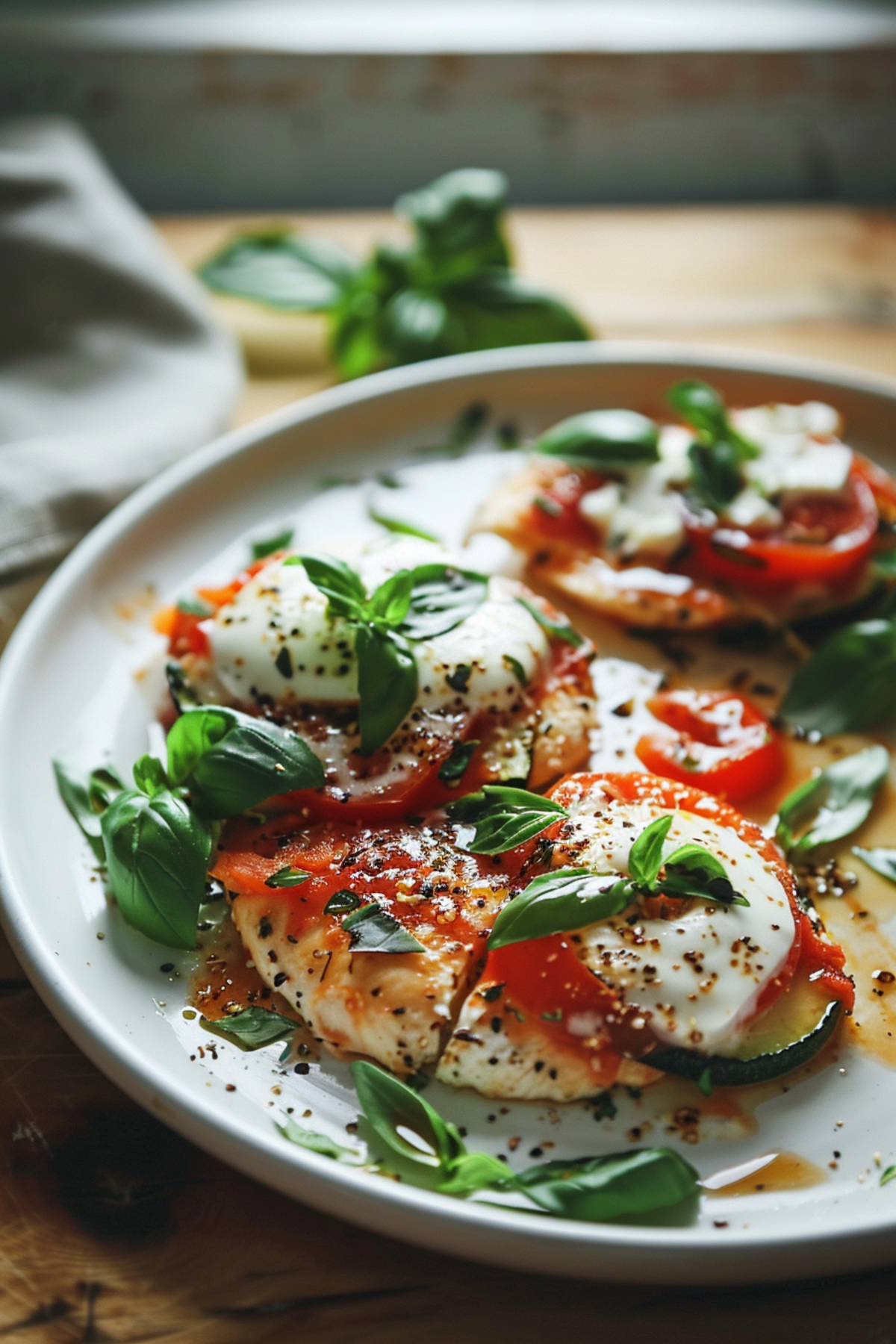 Zucchini Boat Chicken Pizzas (Low-Carb)_001