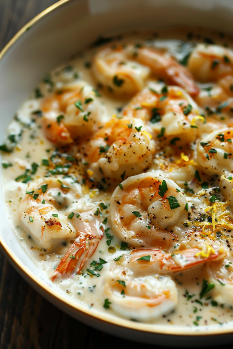 Instant Pot Keto Creamy Shrimp Scampi_001